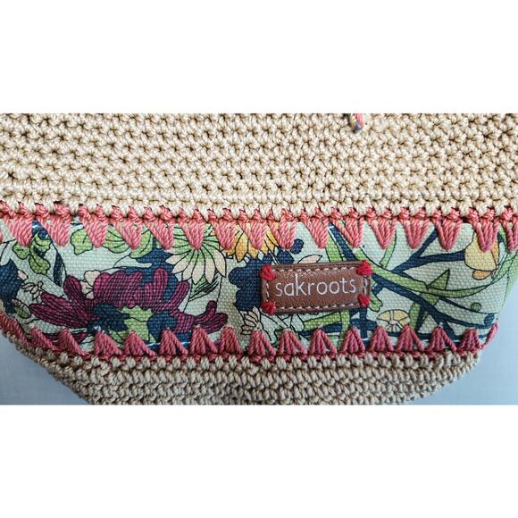 Sakroots woven crochet jute crossbody bag - Picture 2 of 9